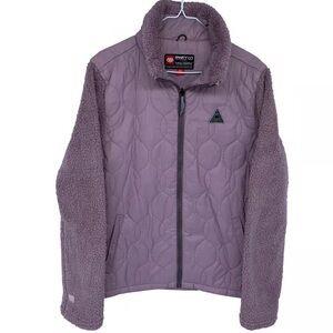 Purple 686 Smarty 3 in 1 Liner Jacket XL Women's Spellbound Faux Fur Sleeves